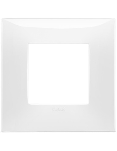 09662.01 Декоративна рамка технополимер, 2M, Бял гланц, VIMAR NEVE UP
