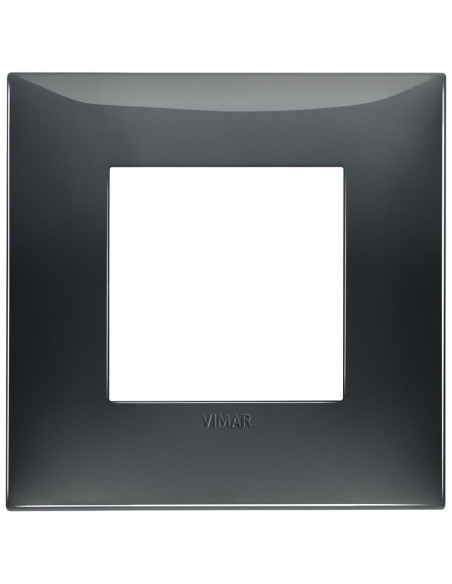 VIMAR 09662.03 Декоративна рамка технополимер, 2M, Сив гланц,  