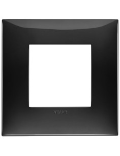 VIMAR 09662.04 Декоративна рамка технополимер, 2M, Черен гланц, NEVE UP - Цена | LEDs4economy