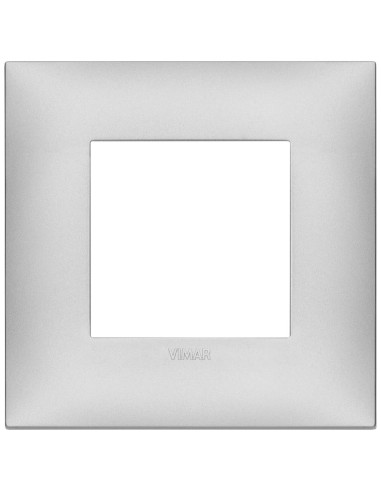 09662.21 Декоративна рамка технополимер, 2M, Сребърен мат, VIMAR NEVE UP