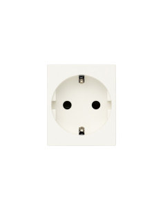 VIMAR 30208.B Контакт Schuko SICURY Linea, 2P+E 16A 250 V~, с детска защита, 2М, White, - Цена | LEDs4economy 2