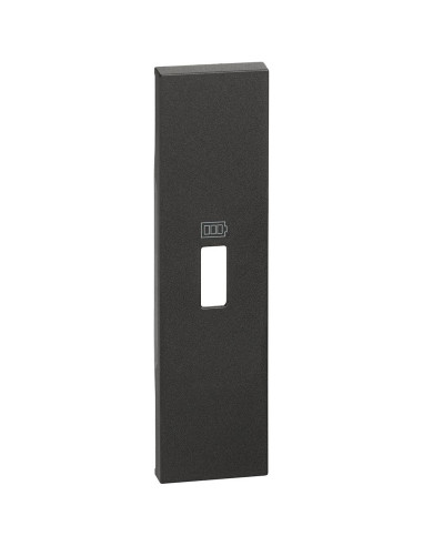 KG10C Лицев панел за USB розетка тип A или C 1 мод. цвят Черен Living Now Bticino