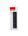 Legrand 694530  Разклонител PRE, шуко, 4X2P+E, въртящ се, 1,5м. кабел, черно/сиво - 694530 - 2