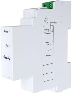 Shelly Помощен контакт Shelly Pro 3EM Switch Add-on - 268131 - Цена | LEDs4economy