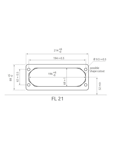 MOREK Панел с кабелни входове MC3/7 за 7 кабела IP67 сив RAL 7035