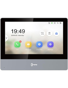 Hikvision Видео дисплей 7" IPS сензорен, Wi-Fi, IP система, - DS-KH8350-WTE1 - Цена | LEDs4economy