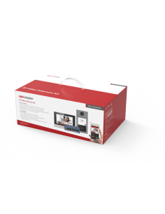 Hikvision Видео-домофон комплект с DS-KH6320-WTE1 дисплей и DS-KV8113-WME1 входен панел, IP система, - DS-KIS604-S - Цена | LEDs 2