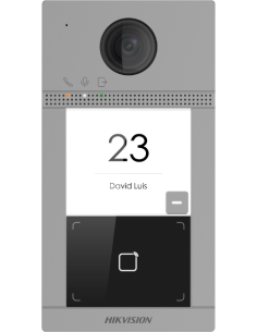 Hikvision Видео входен панел 1x за открит монтаж, алуминиев корпус IP65, RFID и Wi-Fi, IP система, - DS-KV8113-WME1 - Цена | LED