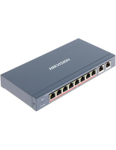 Hikvision Мрежов комутатор, 8x 10/100 Mbps PoE + 2x 1 Gbps uplink порта, 110W, - DS-3E0310HP-E - Цена | LEDs4economy 2