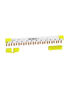 SE Захранващ гребен Acti 9 1P+N 12мм2 80A 12 прекъсвача NL - A9XPC612 - Цена | LEDs4economy 2
