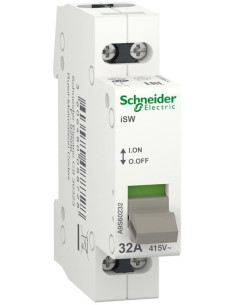 SE Товаров прекъсвач /шалтер/ Acti 9 iSW 2P 32A 415V 1 мод. - A9S60232 - Цена | LEDs4economy