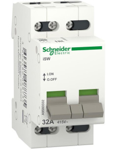 SE Товаров прекъсвач /шалтер/ Acti 9 iSW 3P 32A 415V 2 мод. - A9S60332 - Цена | LEDs4economy