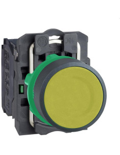 SE Бутон сглобен жълт 1NO Ø22mm XB5 - XB5AA51 - Цена | LEDs4economy