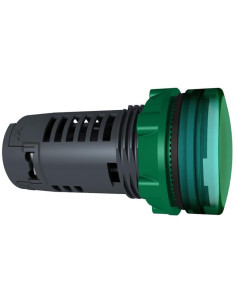SE Сигнална лампа LED сглобена зелена 230...240Vac Ø22mm XB5 - XB5EVM3 - Цена | LEDs4economy