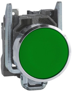 SE Бутон сглобен зелен 1NO Ø22mm XB4 - XB4BA31 - Цена | LEDs4economy