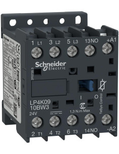 SE Контактор TeSys K 3P 4kW (9A AC-3) 1NO 24V DC lc - LP4K0910BW3 - Цена | LEDs4economy