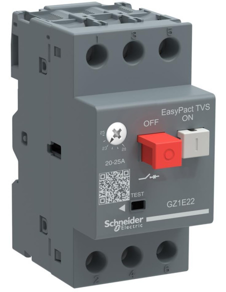 SE Моторна защита EasyPact TVS 1.5kW TM 2.5…4A 100kA  - GZ1E08 