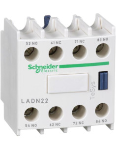 SE Блок помощни контакти TeSys D 2NO-2NC винтови клеми - LADN22 - Цена | LEDs4economy