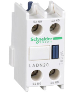 SE Блок помощни контакти TeSys D 2NO винтови клеми - LADN20 - Цена | LEDs4economy