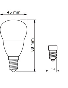 PHILIPS CorePro lustre ND 5-40W E14 840 P45 FR - Цена | LEDs4economy 2