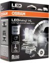 OSRAM Авто LED H4 9726CW 14W 12V/24V P43T FS2 Ledvance 2бр. в опаковка - 4052899605121 - 25