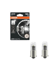 OSRAM Авто LED T4W 3893DWP-02B 1W 12V BA9S Ledvance 2бр. в опаковка - 4062172150354 - Цена | LEDs4economy
