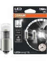 OSRAM Авто LED T4W 3893DWP-02B 1W 12V BA9S Ledvance 2бр. в опаковка - 4062172150354 - 6