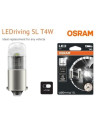 OSRAM Авто LED T4W 3893DWP-02B 1W 12V BA9S Ledvance 2бр. в опаковка - 4062172150354 - 19