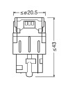OSRAM Авто LED W21W 7505DRP-02B 1,4W12V W3X16D Ledvance 2бр. в опаковка - 4062172149259 - 17
