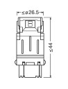 OSRAM Авто LED P27/7W 3157DRP-02B 1,7W12V W2.5X16Q Ledvance 2бр. в опаковка - 4062172151689 - 16