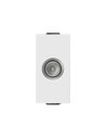 VIMAR 09300.10 Коаксиална TV розетка преходна с мъжки конектор TV-RD-SAT 10db, Бял, 1M  NEVE UP