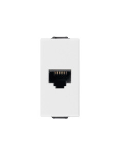 VIMAR 09339.14 RJ45 Интернет розетка кат.6 Netsafe FTP, Бял, 1M NEVE UP - Цена | LEDs4economy
