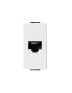 VIMAR 09339.16 RJ45 Интернет розетка кат.6A Netsafe FTP, Бял, 1M NEVE UP - Цена | LEDs4economy