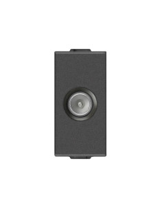 VIMAR 09300.10.CM Коаксиална TV роз. преходна с мъжки конектор TV-RD-SAT 10db, Карбон мат 1M NEVE UP - Цена | LEDs4economy