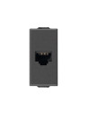 VIMAR 09339.16.CM RJ45 Интернет розетка кат.6A Netsafe FTP, Карбон мат, 1M  NEVE UP