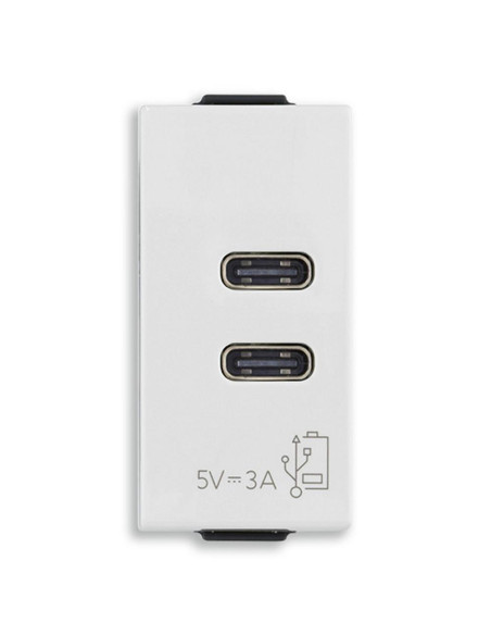 VIMAR 09292.CC C+C-USB захранване 5V 3A 1M бяло  NEVE UP | 