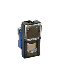 Legrand Розетка RJ45 UTP cat.6 1 мод. цвят Черен Mosaic - 079461L - Цена | LEDs4economy