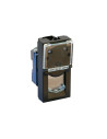 Legrand Розетка RJ45 UTP cat.6 1 мод. цвят Черен Mosaic  - 079461L