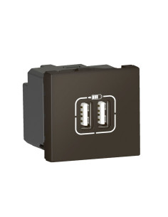 Legrand 079384 Двоен USB A+A гнездо за зареждане за канал - черен Mosaic , - 079384 - Цена | LEDs4economy 2