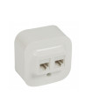 782428 Розетка 2XRJ45 Forix, ОМ, UTP cat.5e, IP21, бял, Legrand