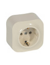 Legrand 782441 Контакт Forix, Schuko 2P+E 16A, ОМ, IP21, крем,  - 782441