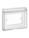 VIMAR 14923 Защитен капак Linea, IP44 3M, за конзола 96х59 мм, Transparent,  - 2
