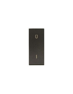 VIMAR 30016.G Двуполюсен ключ Linea, 2P 20 AX 250 V~ 1М, опц. подсветка, Black, - Цена | LEDs4economy