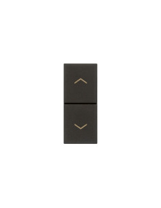 VIMAR 30062.G Бутон за щори Linea, 1P NO + 1P NO 10 A 250 V~ 1М, Black, - Цена | LEDs4economy 2