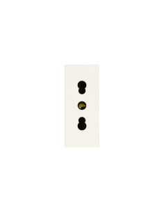 VIMAR 30203.B Контакт SICURY Linea, 2P+E 16A P17/11 250 V~, ит. стандарт, детска защита, 1М, White, - Цена | LEDs4economy 2