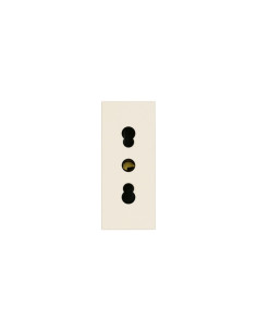 VIMAR 30203.C Контакт SICURY Linea, 2P+E 16A P17/11 250 V~, ит. стандарт, детска защита, 1М, Canvas, - Цена | LEDs4economy