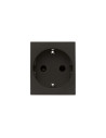 VIMAR 30208.G Контакт Schuko SICURY Linea, 2P+E 16A 250 V~, с детска защита, 2М, Black,  - 2