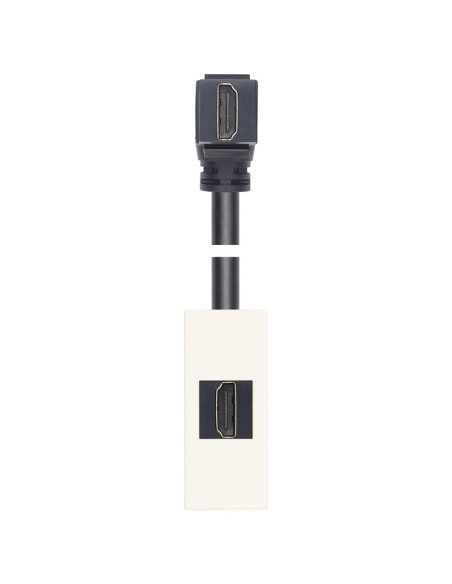 30346.HB HDMI Розетка Linea, с кабел на 90, 1М, White, Vimar