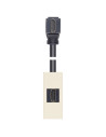 VIMAR 30346.HC HDMI Розетка Linea, с кабел на 90°, 1М, Canvas, 