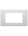 VIMAR 30654.20 Декоративна рамка Linea, 4M, Silver, 